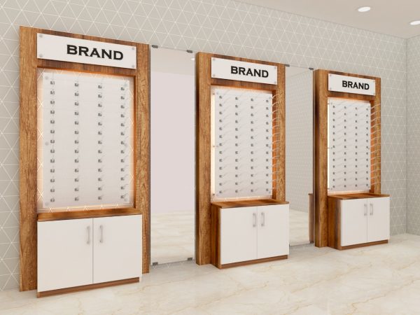 eyeglass wall display units