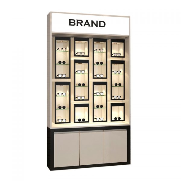 optical wall display unit