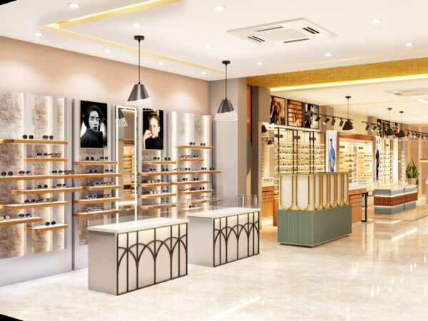 modern optical store design