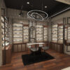 optical shop 3d furniture design